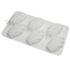 Silicone Material Baking Mold 6-Cavity Dessert Mold Easy Release Pudding Mold  Bread Making