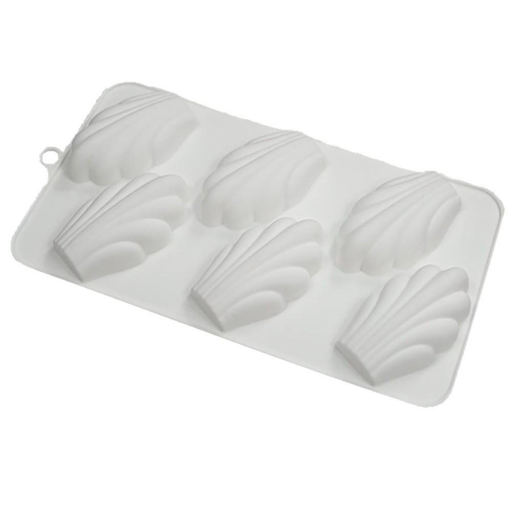 Silicone Material Baking Mold 6-Cavity Dessert Mold Easy Release Pudding Mold Bread Making
