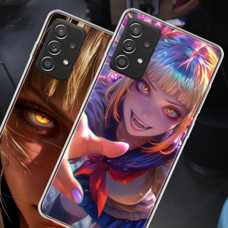 Чехол для телефона с аниме Химико Тога для Samsung A54 A57 A37 A17 A14 A15 A12 A24 A34 A55 A35 A25 A52S A07 A05S A04S A22 A32 A72 Galaxy N