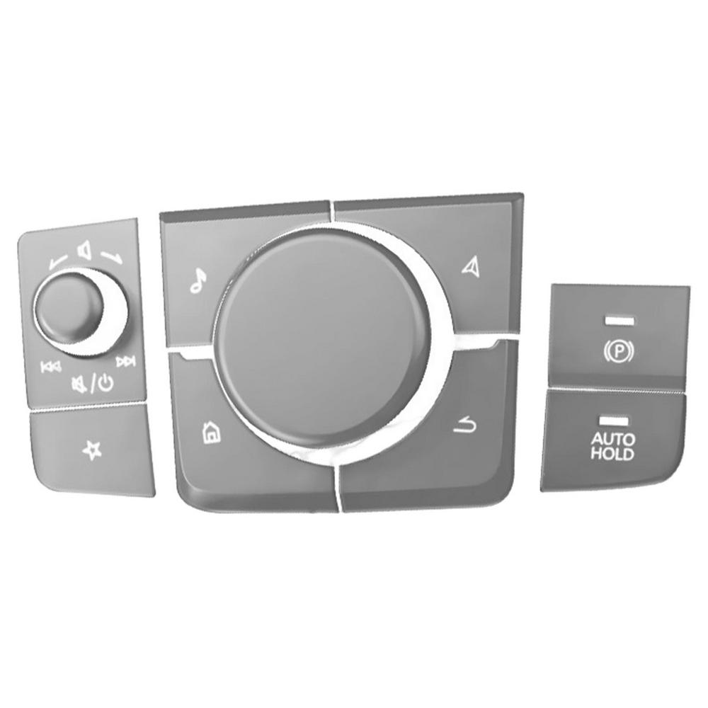 Наклейки на крышку кнопки переключения для 3 CX-30, автоматический удерживающий переключатель, кнопка P, мультимедийные переключатели, наклейки на кнопку, алюминий