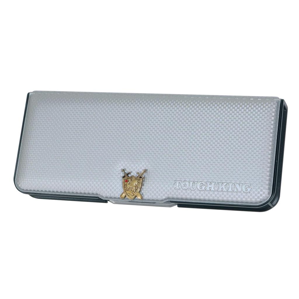 Kutsuwa Tough King Pencil Sword and Shield Silver 2-Door Case, CH209SV,