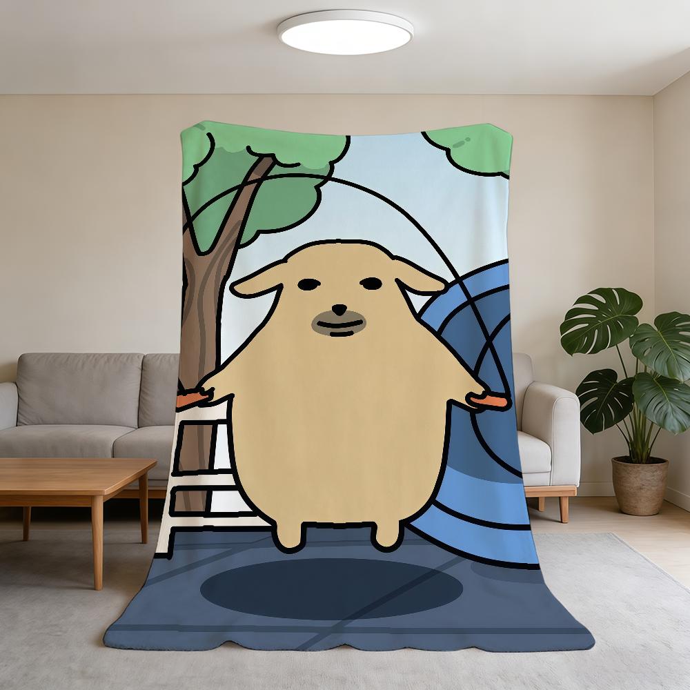 Blanket Super Warm N-Nudaeng Comfortable Plush Dog Throw Blanket Child Home Sofa Bedroom Cute Cartoon Gift
