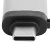 USB3.0 Female на TypeC Адаптер Конвертер Зарядка Данные OTG Растягивающийся HD Без Цепочки(Серебряный )