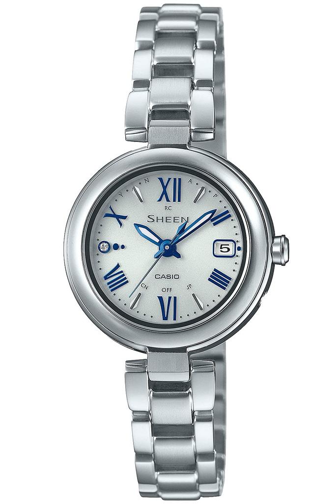 Часы Casio SHEEN Радиоуправляемая модель Titanium Series Silver SHW-7100TD-7AJF Женские