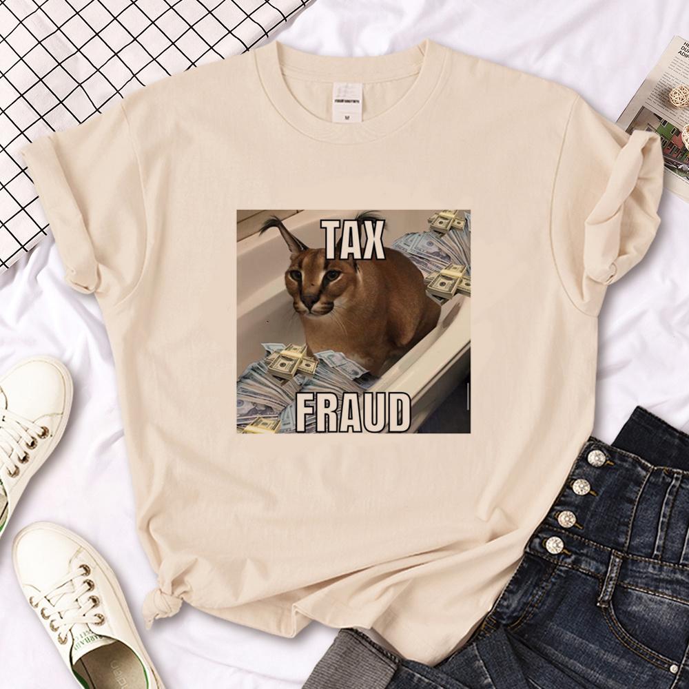 Футболка Floppa женская забавная графическая футболка женская одежда харадзюку