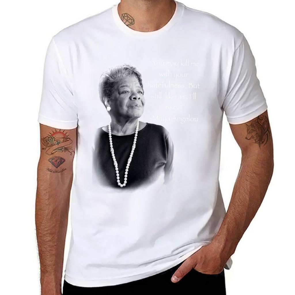 Maya Angelou TShirt Casual Pattern Print Tee Shirt TShirt
