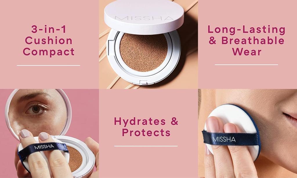 Чехол для подушки Missha Magic Cushion Lasting 2018 Upgraded Magic Cushion ( 21) - SPF50 + PA +++, ( 21)