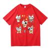Dandadan Turbo Granny Cat T Shirt Fashion Men/Womne Harajuku Aesthetic Japanese Anime T-Shirt Unisex Cartoon Cotton Tees Shirts
