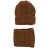 Winter Hat Winter Knitted Hat Warmer Scarf Set Wear Resistant For Women Men