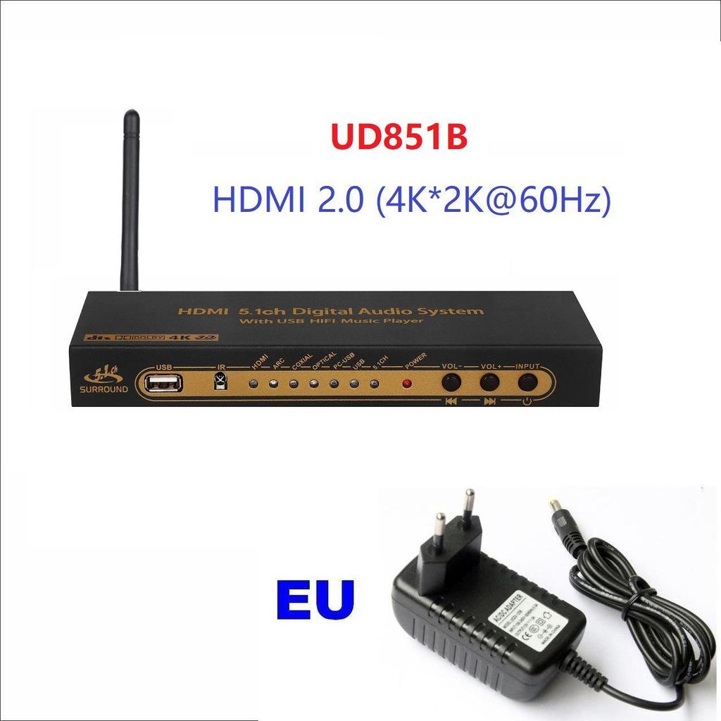 Декодер ЦАП 5.1-канального звука DTS Dolby AC3 с Bluetooth, HDMI, USB-подключением