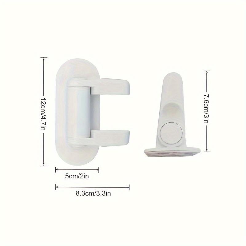 Дверной рычажный замок SecureGuard - Легко устанавливается, Не требует инструментов, Кнопочное управление, Ручка с поворотом на 90°, Полированная металлическая отделка, Прочный и надежный