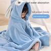 Cartoon Animal Baby Bath Towel Absorbent Fast Drying Without Linting Fluffy Soft Best For Little Baby Winter Children'S Bathrobe