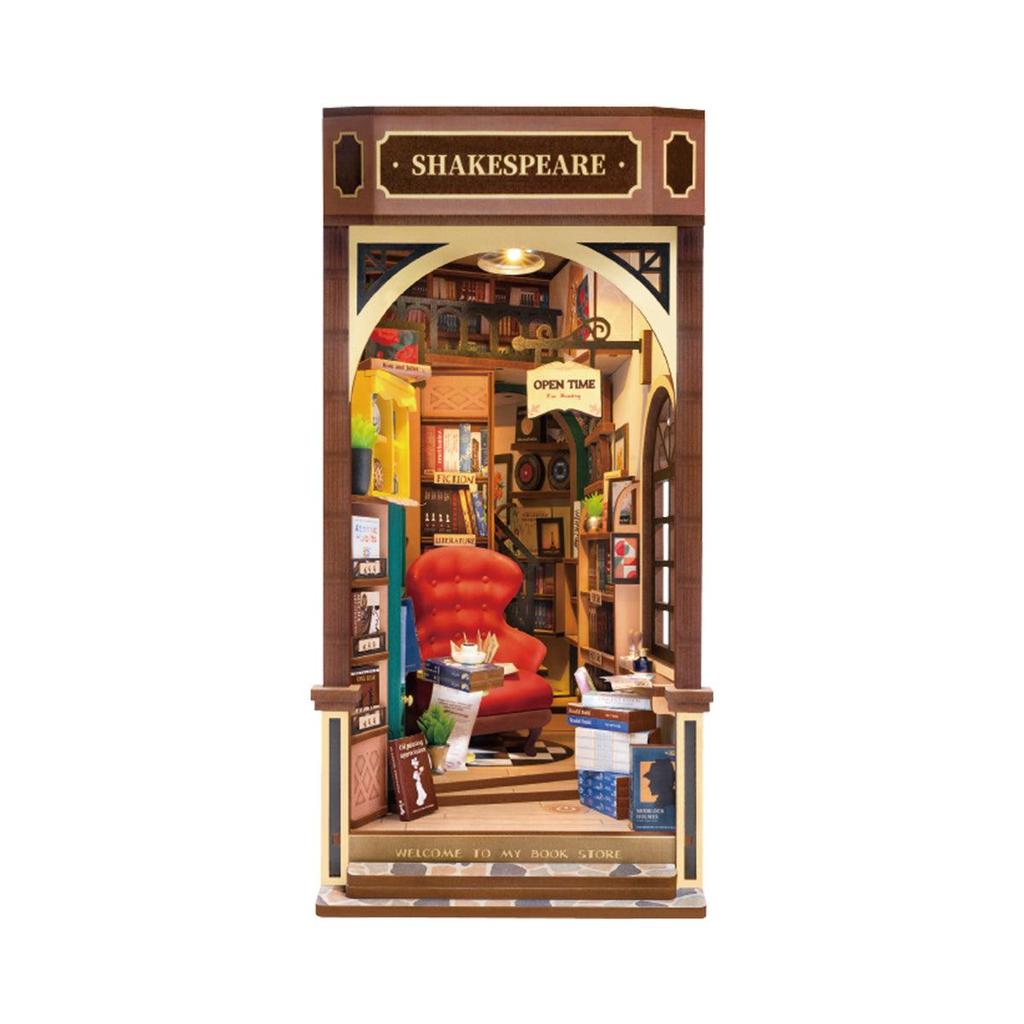ROBOTIME Rolife 3D puzzle Bookstore DIY Book Nook Kit TGB07