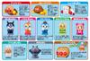 AGATSUMA Anpanman Finger Puppet DX Set with Many Friends Series