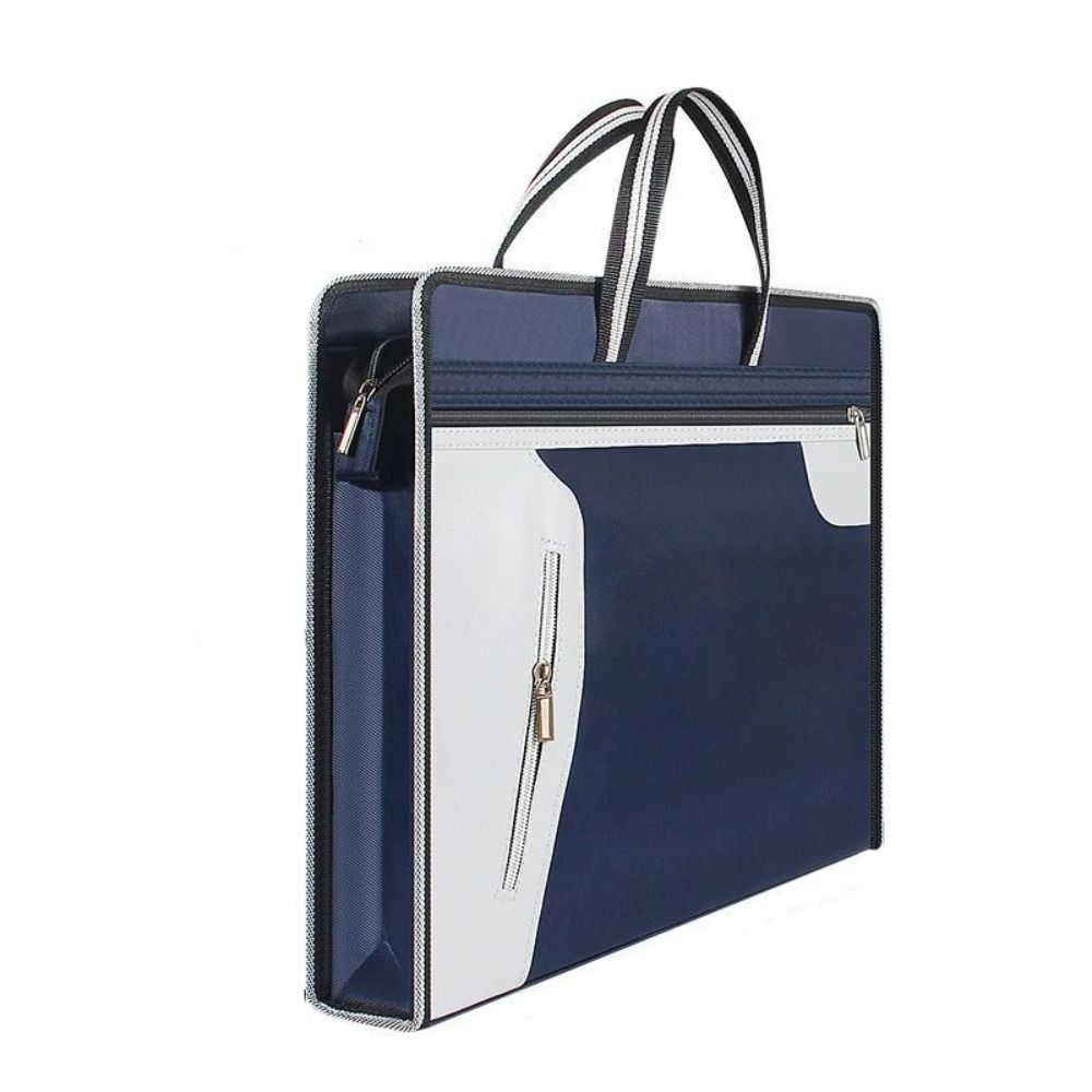 Сумка для документов из ткани Оксфорд, большая вместимость, деловой портфель формата А4, папка для хранения файлов в офисе