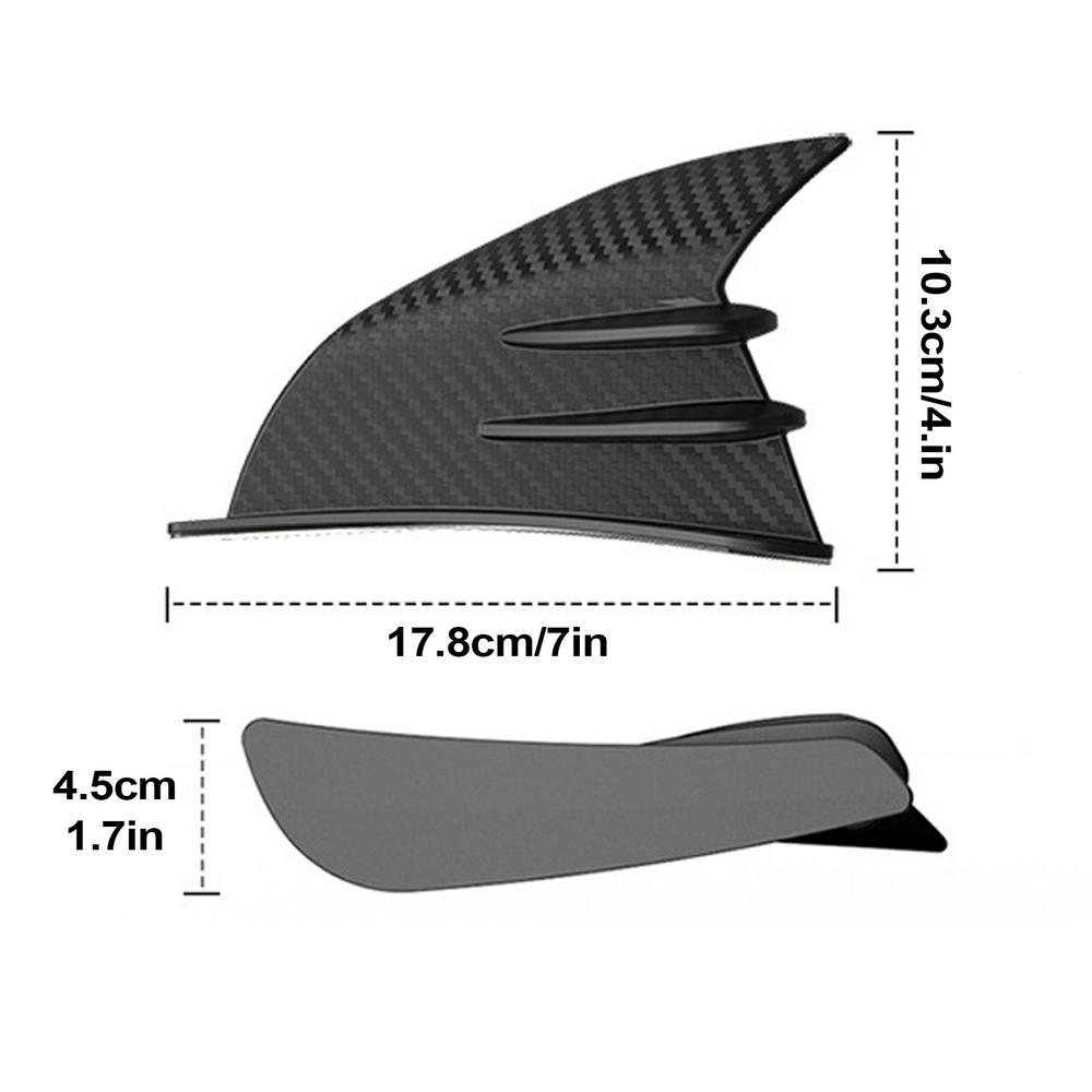 Motorcycle Fairing Winglets Thickened Spoiler Wing Front Fairing Winglets Practical Motorcycle Spoiler Motorcycle Modified Parts