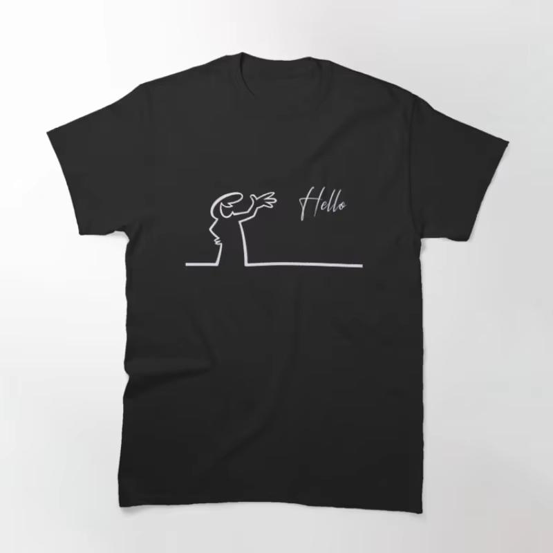 2026 New Kick The Ball La Linea Tv Tshirt For Unisex Pointing Humor Casual Sweatshirts Tees Novelty Retro Loose