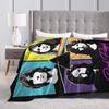 Floyded Rock Me Pinks  Blanket Quality Soft  Throw Blanket Winter Decorative Living Room Graphic Bedspread