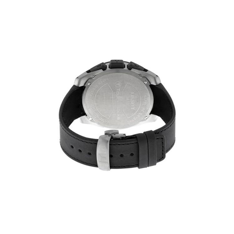 Tissot Кварцевый механизм 100 м Водонепроницаемость Мужские часы Часы 45 мм Черный циферблат Титановый корпус с PVD-покрытием Часы T091.420.46.051.00