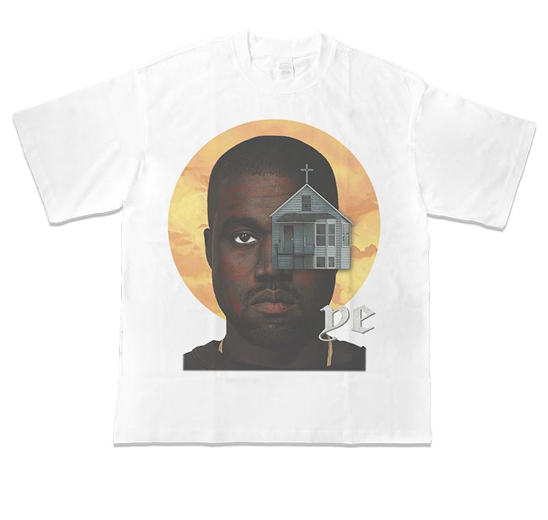 2025 Kanye West SZA Drake Fayaz Хип-хоп Артист Американская Тяжелая Футболка с Коротким Рукавом Уличная Футболка с Коротким Рукавом