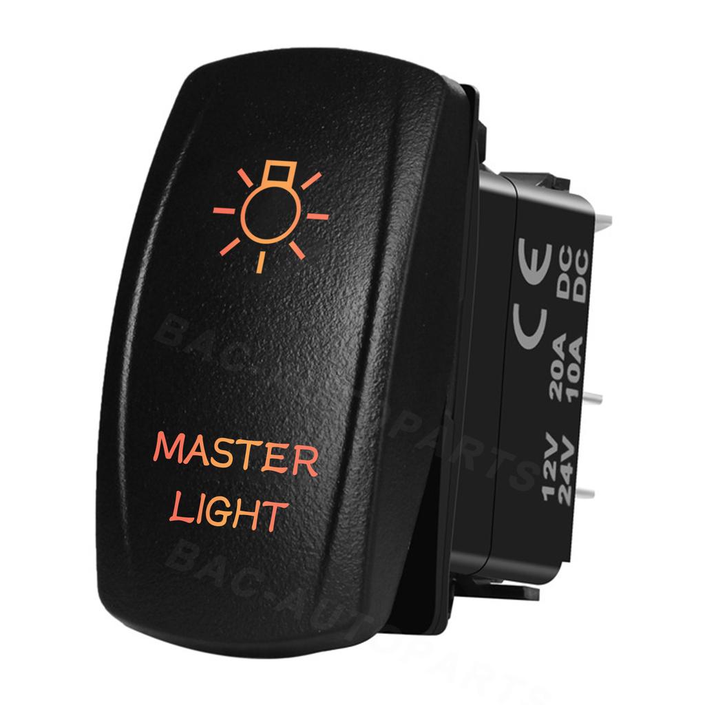 12V/24V Waterproof Backlit Marine Rocker Switch For Yacht Fishing Boat Sailboat Cruiser Navigation Anchor Lighting Fuel System Battery Switches5