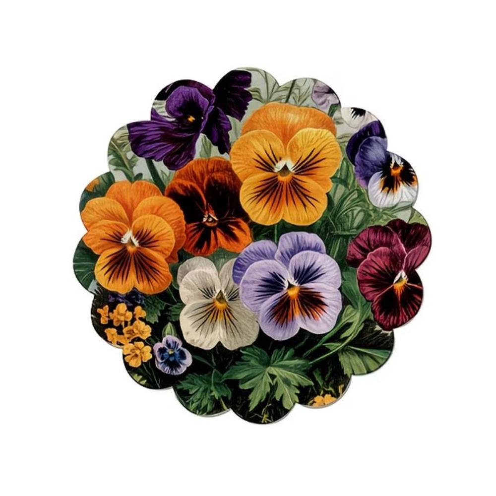 Heat Resistant Petal Round Mat Round Shape Heat Resistant Placemats Tea Party