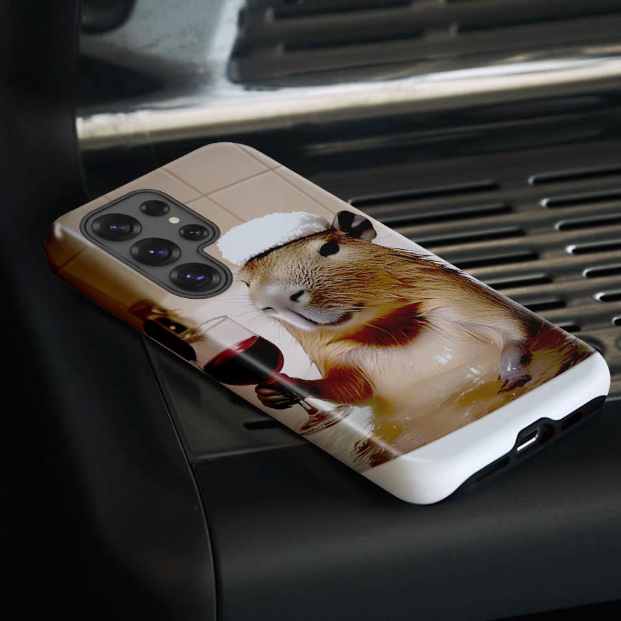 Funny CapyBara Phone Case for Samsung Galaxy S25 A16 S20 FE S25Ultra S24 Ultra A36 A56 S23 A26 S23Ultra Soft Cover Capa