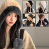 Женская зимняя меховая шапка Litanne, свободный крой, с натуральным мехом
