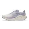 Leaf 6 Comfortable Fashion Versatile Fabric Low-Top Running Shoes Women Sneaker Ivory-White Light-Purple-Gray 922545524-3