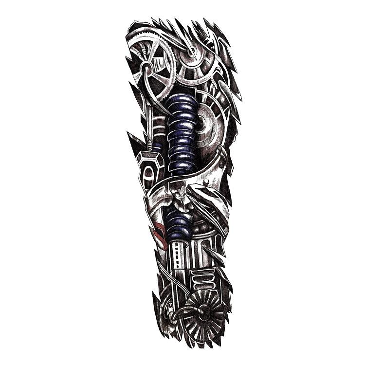 Наклейка на всю руку с татуировкой, большая цветочная наклейка на руку, водонепроницаемая наклейка на всю руку, имитация татуировки, набор Amazon, отдельная татуировка