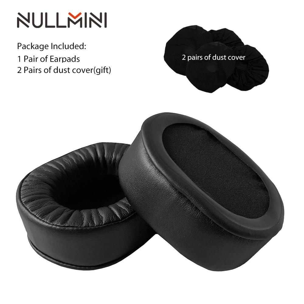 NullMini Replacement Earpads for Audio Technica ATH-MSR7 MSR7B DSR7BT MSR7NC MSR7SE Headphones Leather Sleeve Earphone Earmuff