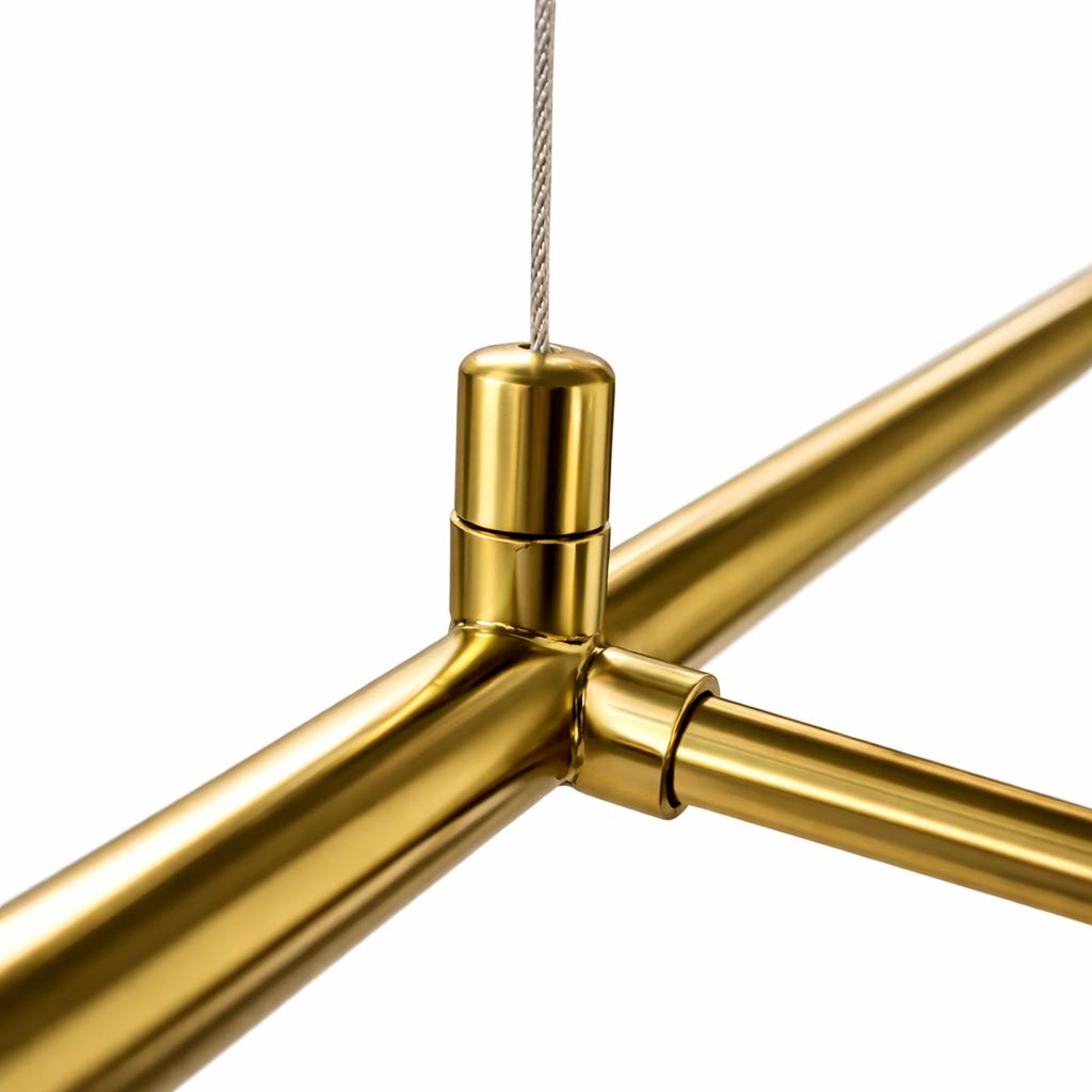 Hanging lamp 6 Balls 15/13 cm E27 gold milky balls