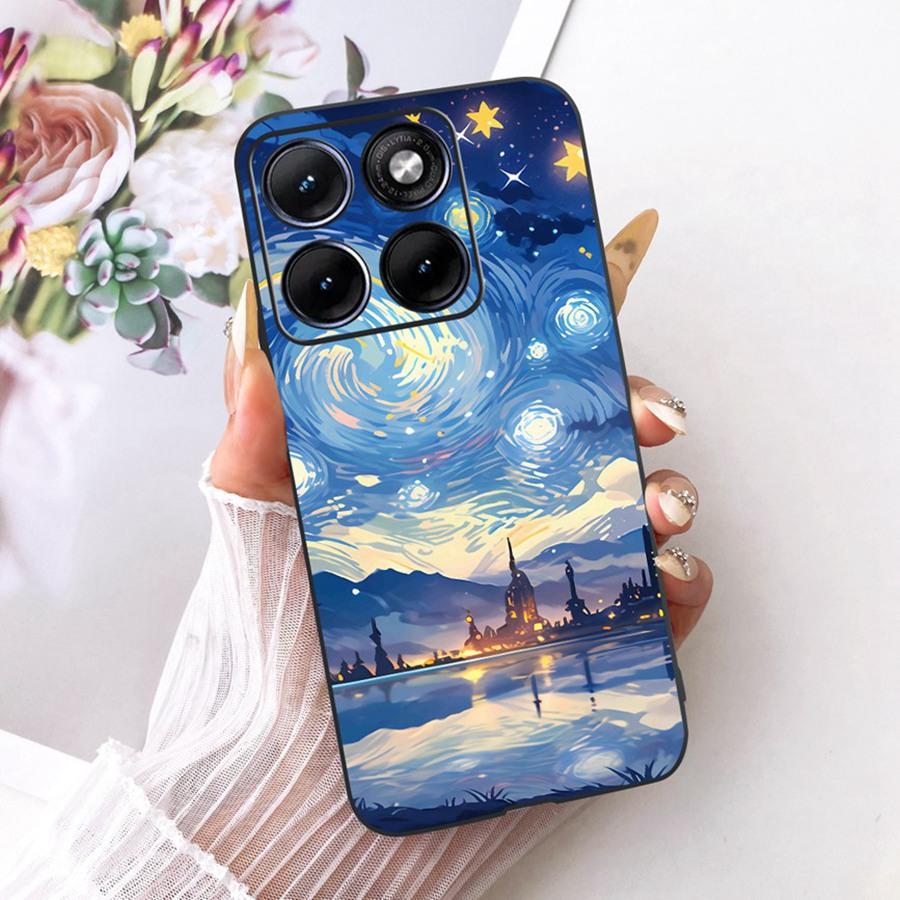Чехол для телефона Motorola Edge 70 Fusion 2026 Чехол Милые Кошки Печать Мягкий Силиконовый Чехол для Moto Edge70 fusion XT2605-1 Funda
