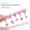 Aurora Flowers Magnetic Nail Tip Display Stand For Manicure Press-On Nails Training Gel Nail Polish Nail Tip Display Tool