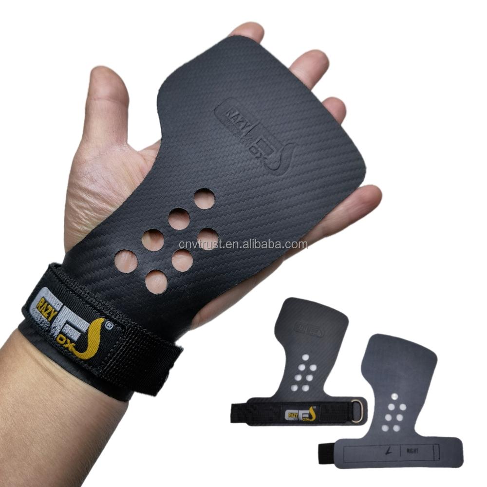 CRAZY FOXS Tomahawk Grips Lifting Straps Heavy Duty Grips for Pull Ups Dead Lift Power Lifting Pull up Rowing Machine