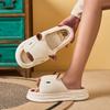 Модные капибары Женские хлопково-льняные тапочки Милые мультяшные Весенне-летние дышащие комнатные шлепанцы Женские парные Домашние тапочки Оптом