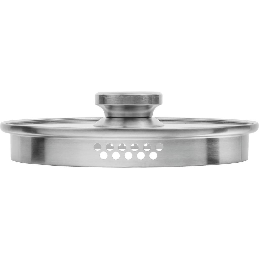 Горшок для тушения ZWILLING, дно из нержавеющей стали, совместимое с IH, японская кастрюля Pouristic "Pouristic 20 см", двуручная, 3-слойная, 3,0 л [Авторизованный продукт]