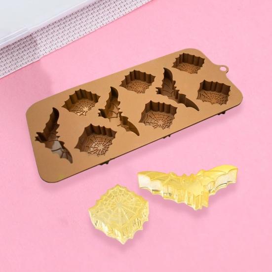 Форма для выпечки десерта Yousheng, пищевая термостойкая силиконовая форма для Хэллоуина, тыквы, призрака, форма для шоколадных конфет, печенья