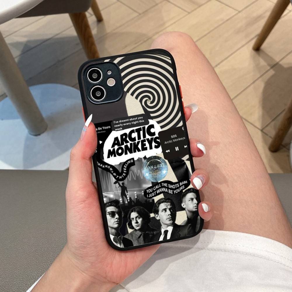 Чехол для телефона Arctic M-Monkeys (рок-группа) для iPhone 14 X XR XS 7 8 Plus 11 12 13 Pro MAX 13mini Матовый противоударный чехол