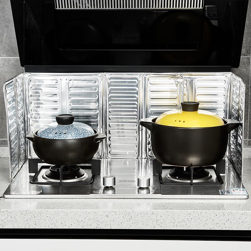 Влагозащитный Термостойкий Алюминиевый Барьер от Брызг Масла для Кухонных Плит