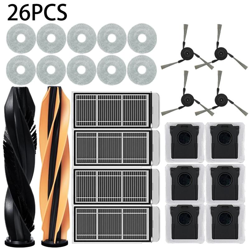Подходит для ( Dreame MOVA V50 Ultra/X50 Ultra/ X50 Master/L50 Pro Ultra/L40S Pro Ultra ) Запчасти Основная щетка Фильтр Тряпка для швабры Мешок для пыли