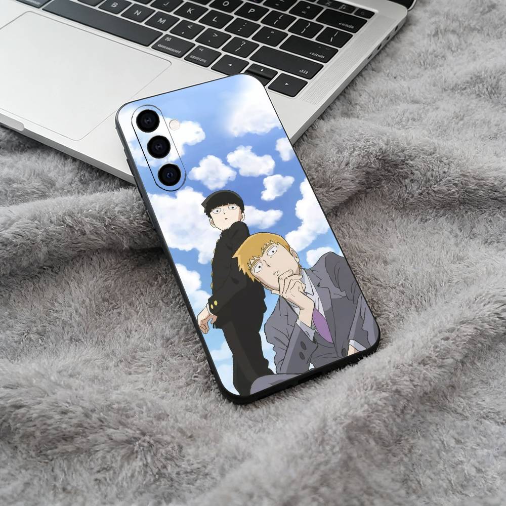 M-Mob -Psycho -100 Черный Мягкий Силиконовый Чехол для Телефона для Samsung Galaxy A73, A71, A72, A70, A53, A52, A51