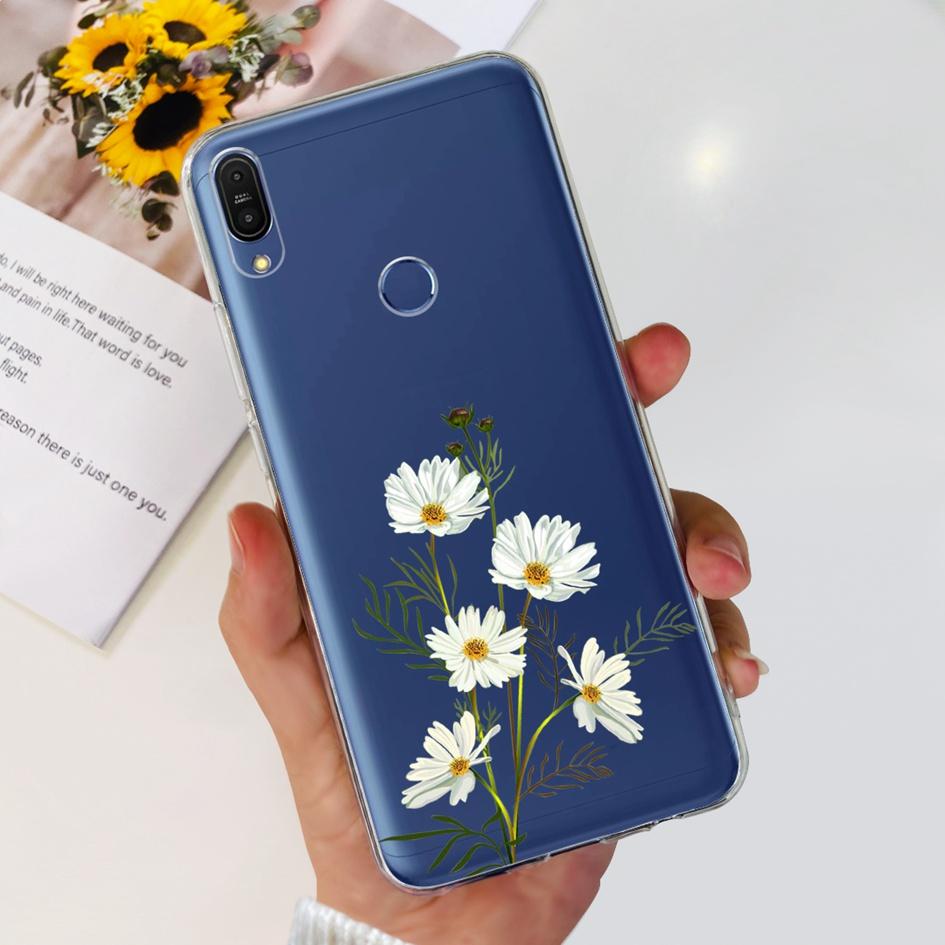 Чехол 5.99" для Asus Zenfone Max Pro (М1) ZB601KL ZB602K Чехол X00TDB Модный узор Прозрачный Мягкий Силикон Fundas Задняя крышка телефона