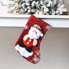Christmas Stockings Large Plush 3D Santa Snowman Reindeer Bear Hanging Stockings for Mantel Tree Fireplace Holiday Party Decor