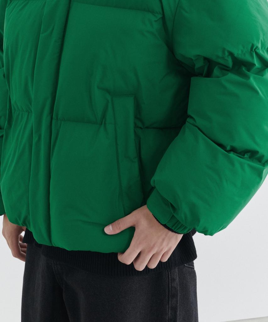 Musinsa Standard Daily Puffer Short Padded Jacket [Irish Green]