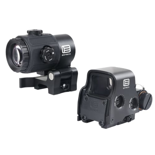 EO EXPS3 with G43 Type Replica Set, Red Dot Sight, Holographic Sight, Magnifier, Mount Spacer, 3x Booster, Engraved Scope (558&G43 BK)