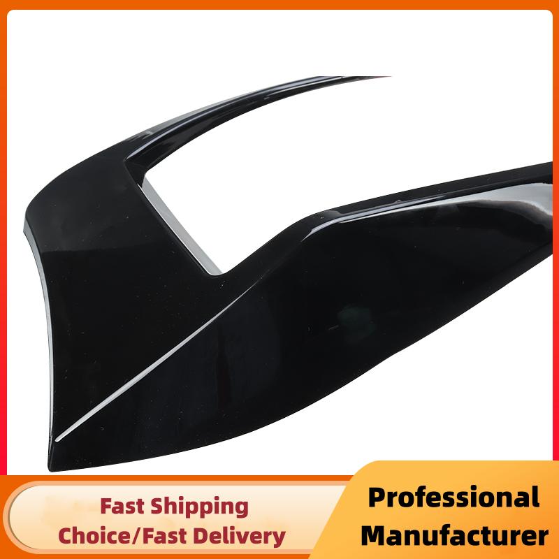 Глянцевая черная отделка спойлера заднего бампера для VW Golf 7 7.5 MK7 MK7.5 GTI R GTD R400 2013-2020 1 пара полосок рамки Canard