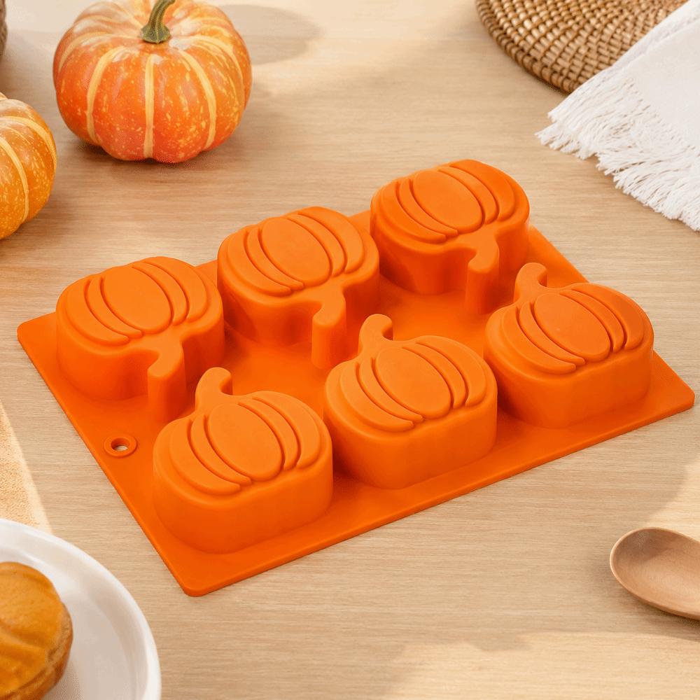 1/2Pcs 3D Halloween Cake Mold Flexible Silicone Baking Mold Pumpkin Baking Mold Pastry Utensil