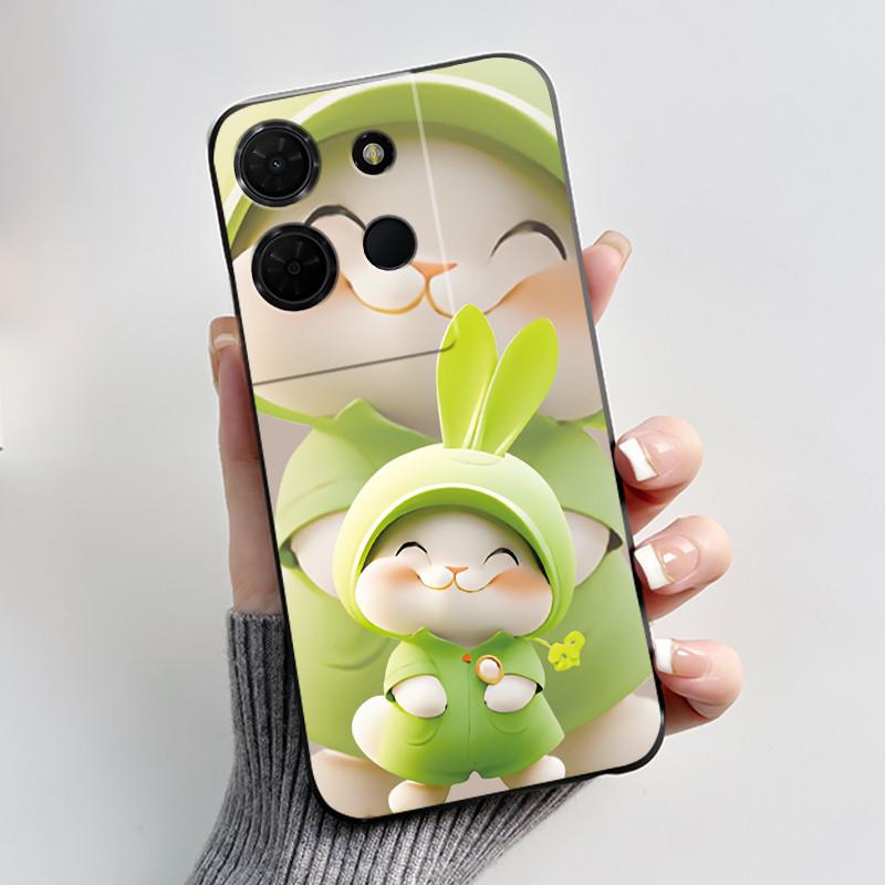 Casing For TCL 503 T442M T442A Phone Case Luxury Dragon Cute Cool Boys Girls Soft silicone Protective Back Cover Black TPU Shell