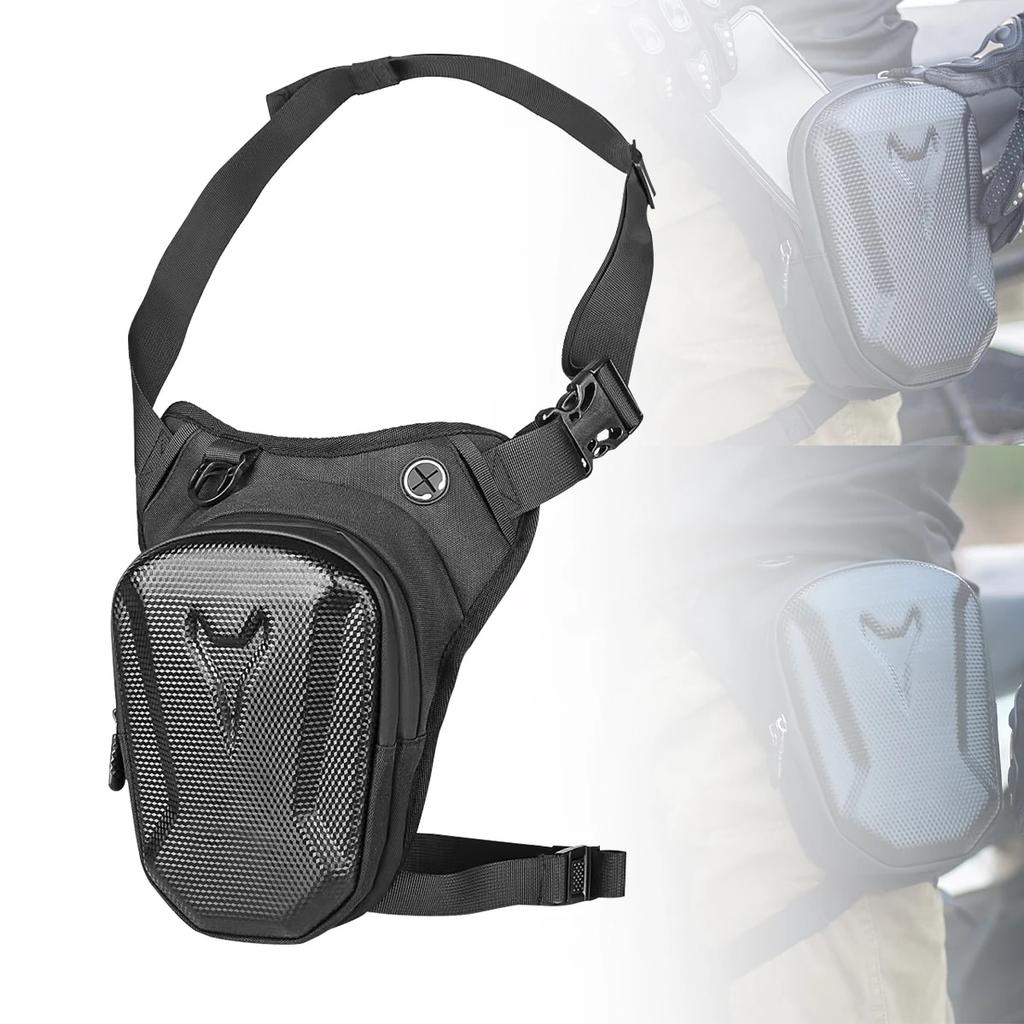 1 шт., мотоциклетная сумка на ногу, твердая оболочка из ЭВА, уличная повседневная поясная сумка, поясная сумка, водонепроницаемая тактическая дорожная сумка для мужчин и женщин